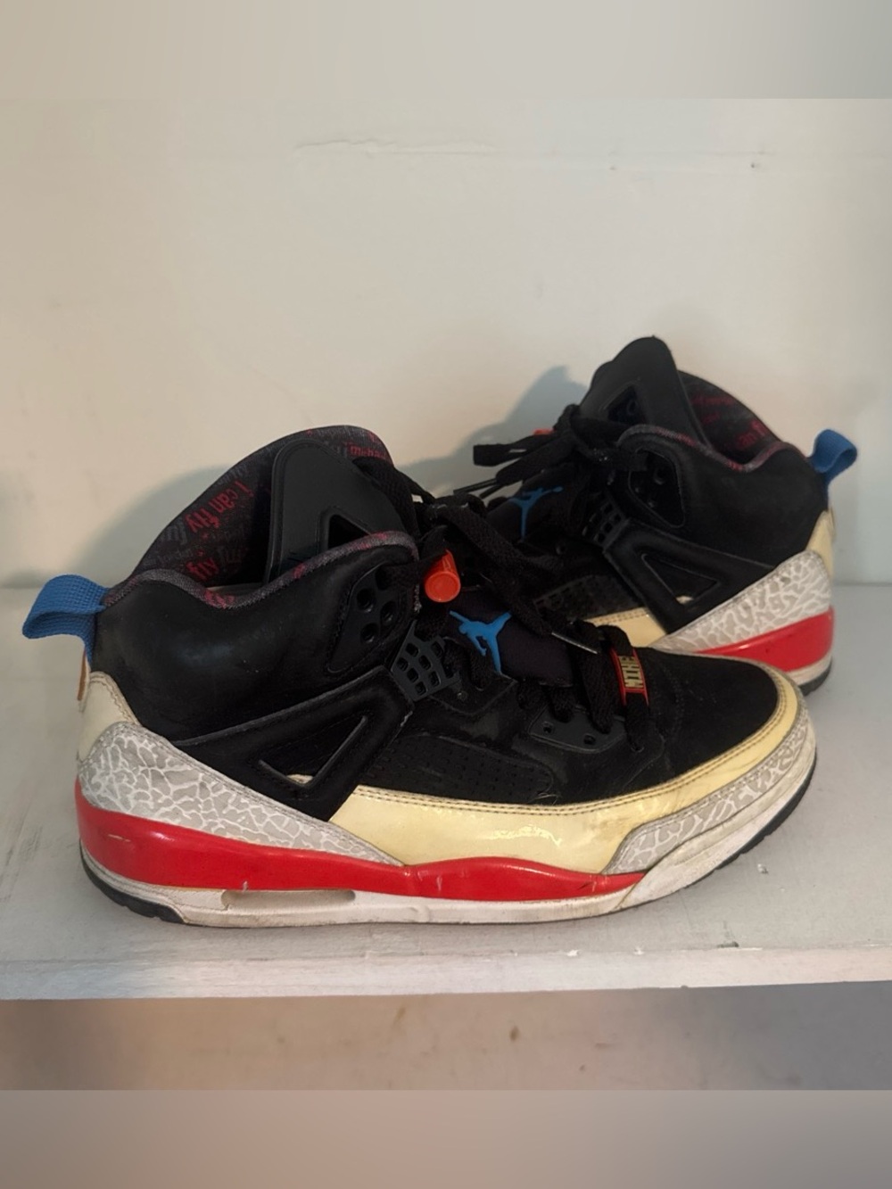 Men’s Black and Red Basketball Sneakers